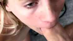 Amateur blonde teen POV sextape with hot anal fucking