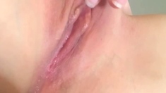 hot amateur blonde close up masturbation HD