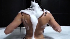 Christina Khalil Topless Bath Time Sexy Xxx Videos