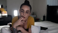 Brunette Solo Webcam Masturbation