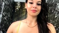 Brunette Solo Webcam Masturbation