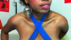 Hot Black Woman in Webcam