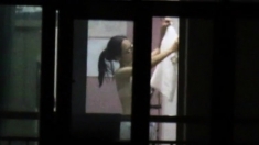 Window Voyeur: Chinese Neighbor Tits