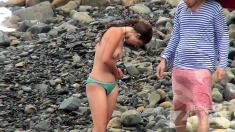 Voyeur Tapes Beauties At A Naked Beach