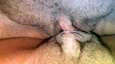 Mature pussy orgasm up close